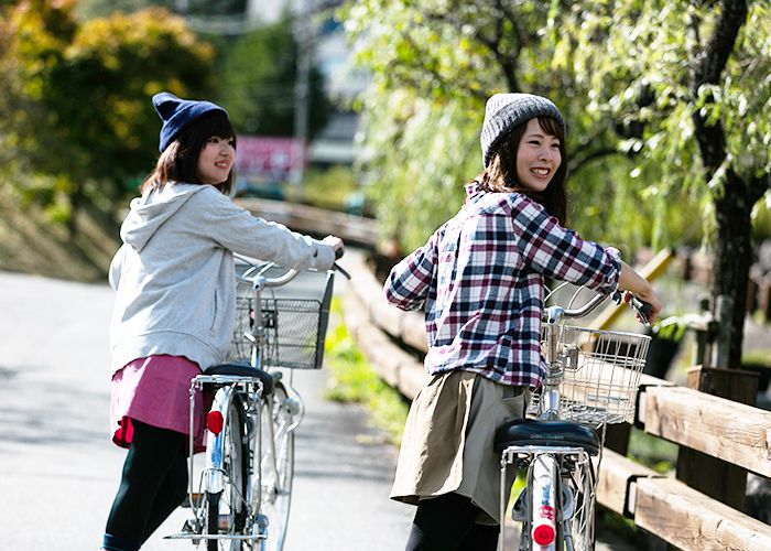レンタル自転車で阿智村を観光